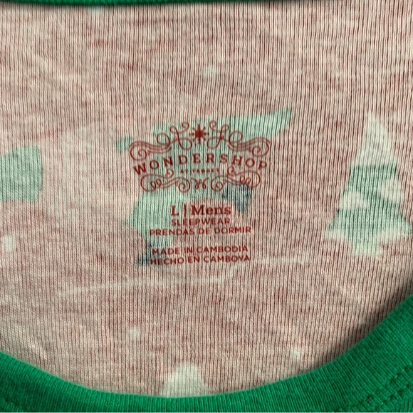 Wondershop Christmas pajama set joggers men’s size large - Picture 8 of 8